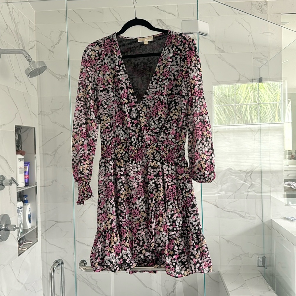 Michael Kors floral cocktail dress